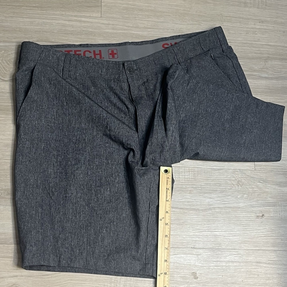 Swiss Tech Men's Shorts Size 38 Gray Stretch Outdoor Travel / Hiking / Golf - Picture 5 of 8